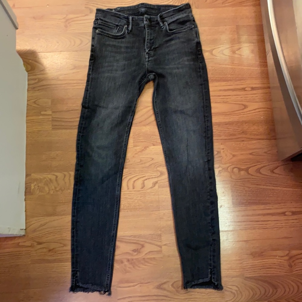 All saints denim grace ankle gray 27